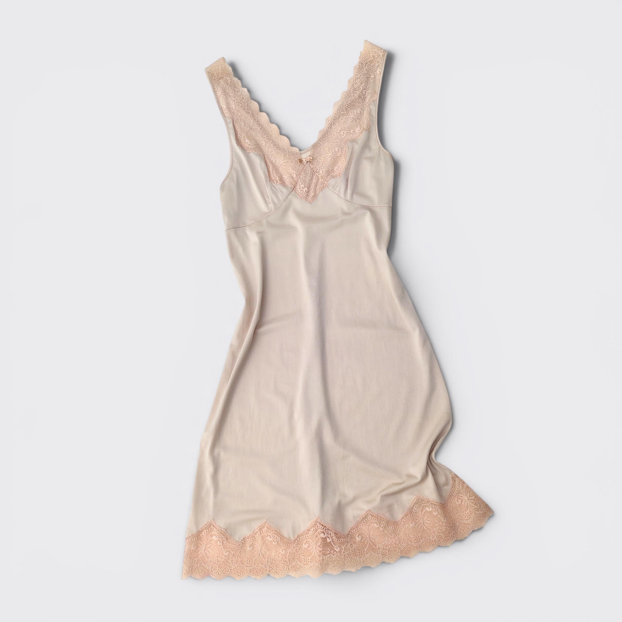lace slip dress for layering lace skirt over jeans