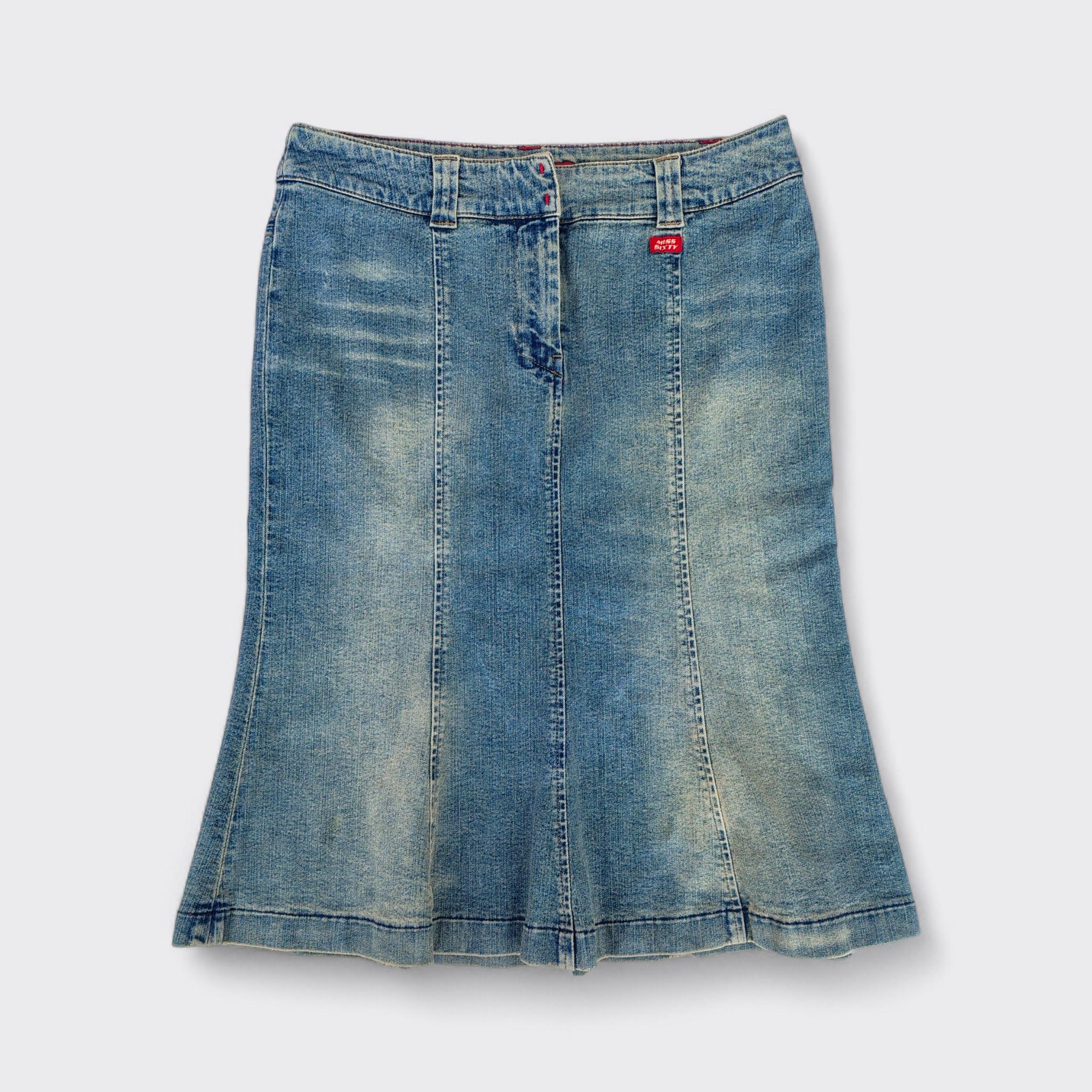 Mermaid Denim Skirt - Etsy Australia display picture 1