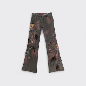 Archive Y2K Mixed Media Fairy Grunge Jeans – 28" Waist