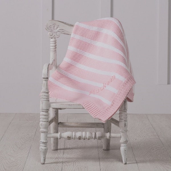 BABY BLANKET - MIST AVENUE STRIPES