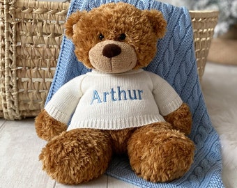 Aurora World Icy Brown Stuffed Teddy Bear Plush Kids Toy Edison NEW 01732 