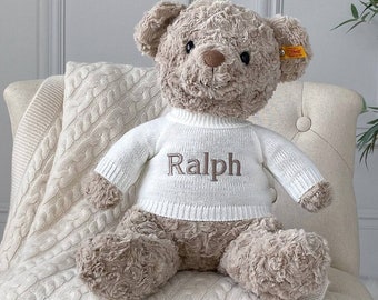 ドイツ　Steiff シュタイフ BEAR TEDDY JIMMY STEIFF ぬいぐるみ テディベア Steiff（シュタイフ） テディベア　ボタンインイヤー ぬいぐるみ