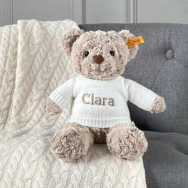 Personalised Steiff Honey Bear Medium Soft Toy