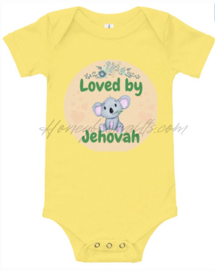 Loved By Jehovah Infant Bodysuit/JW Baby Shower Gift/New Baby Etsy
