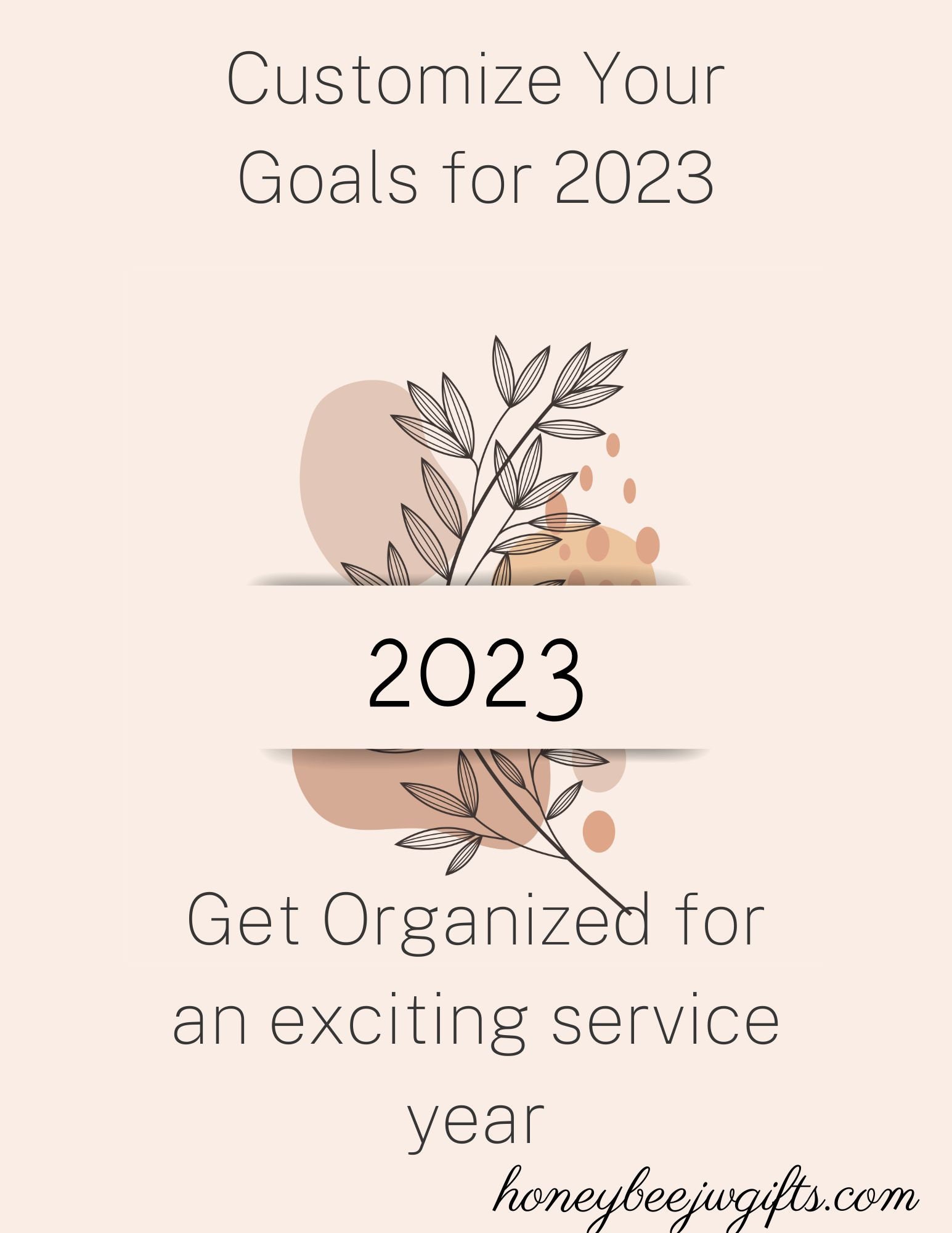 2023 Spiritual Goals JW Habit Tracker Bonus Pack/for JW Etsy