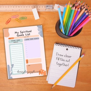 JW Kids Spiritual Goals Digital Download/Jw Printables for our Future Pioneers and Bethelites and Caleb and Sophia Lovers