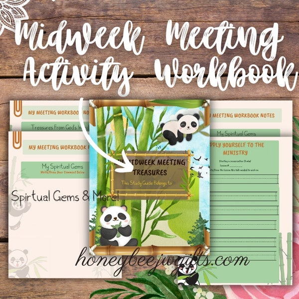 Spanish En Español Midweek Meeting OCLAM Children's Printable Activity Book Download/JW Kids Notebook/Jw Printable Kid Activities