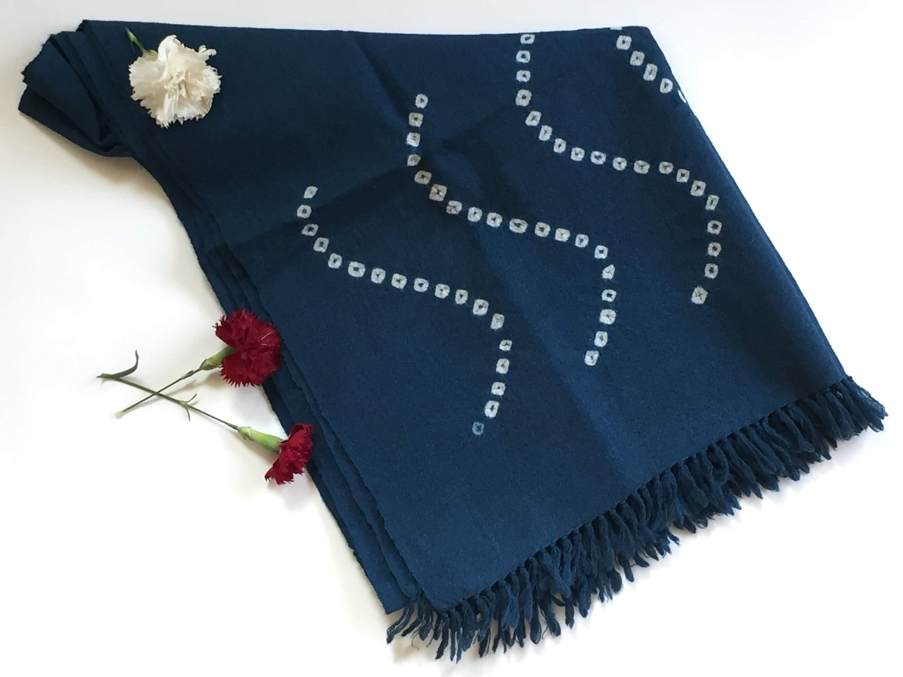 LOUDelephant Tejido A Mano Bufanda De Lana - Rayas Oscuro Arcoiris