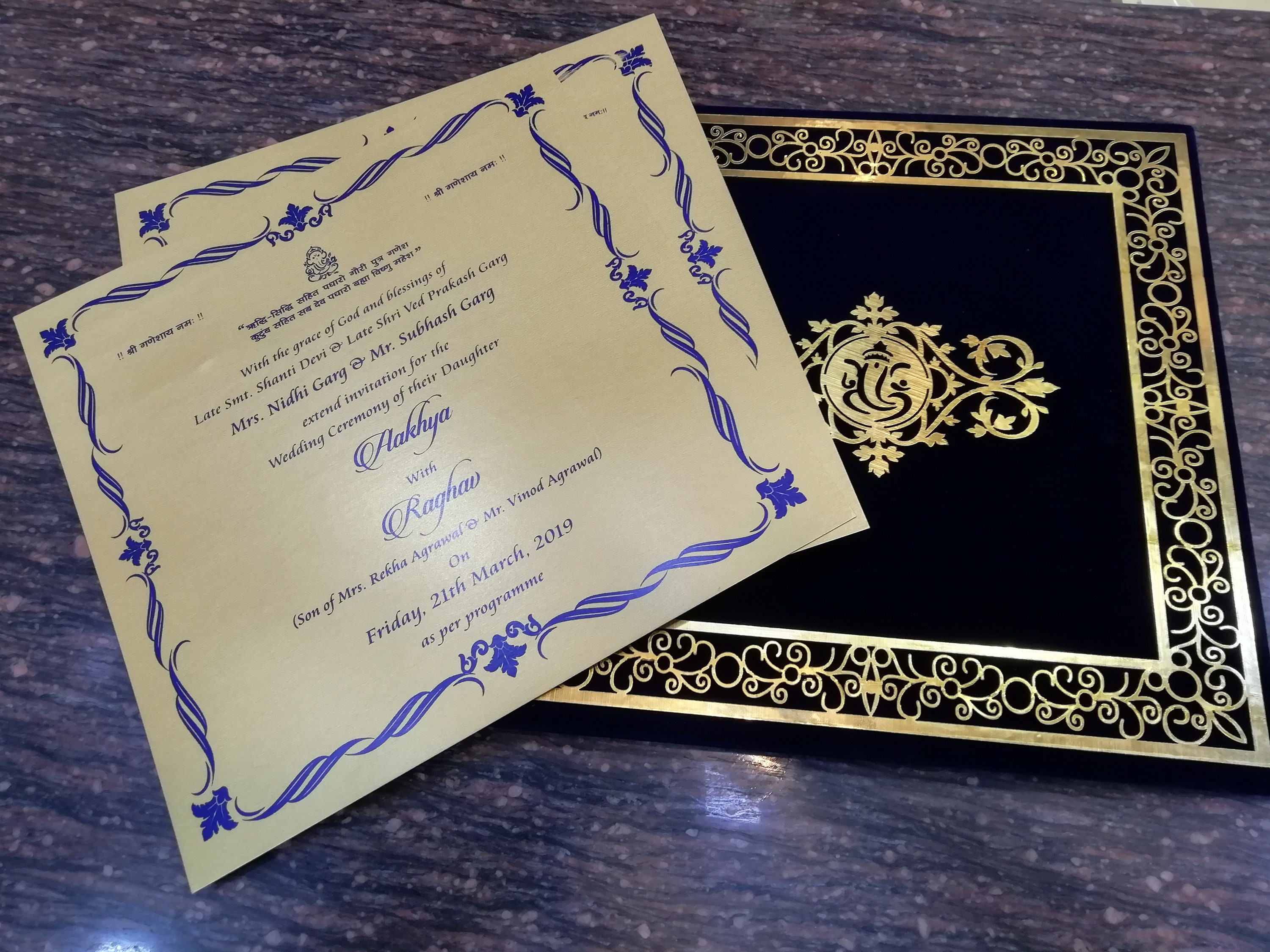 Black Velvet Invitation Folio Velvet Invitation Folio Velvet Etsy