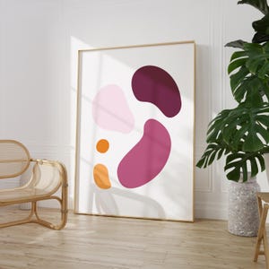 Subtle Sapphic Pride Abstract Poster, sapphic lesbian queer Wall Art, LGBTQ pride romantic queer Decor Gift, bi sapphic lesbian Prints