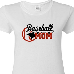 Baseball Mom T-Shirt, Mom of a Baseball Player