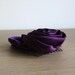 Peigne-broche Carita Paris En Satin Noir - Diadème Ou Bibi élégant Pour Femme