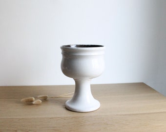 French Vintage 70s Yves Mohy Porcelain Vase for Virebent French Vintage 70s Yves Mohy Porcelain Vase for Virebent