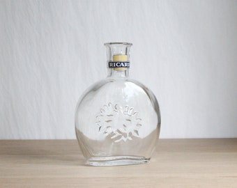 French vintage 90s iconic Ricard pastis water carafe, designed by Garouste and Bonetti, BG square logo