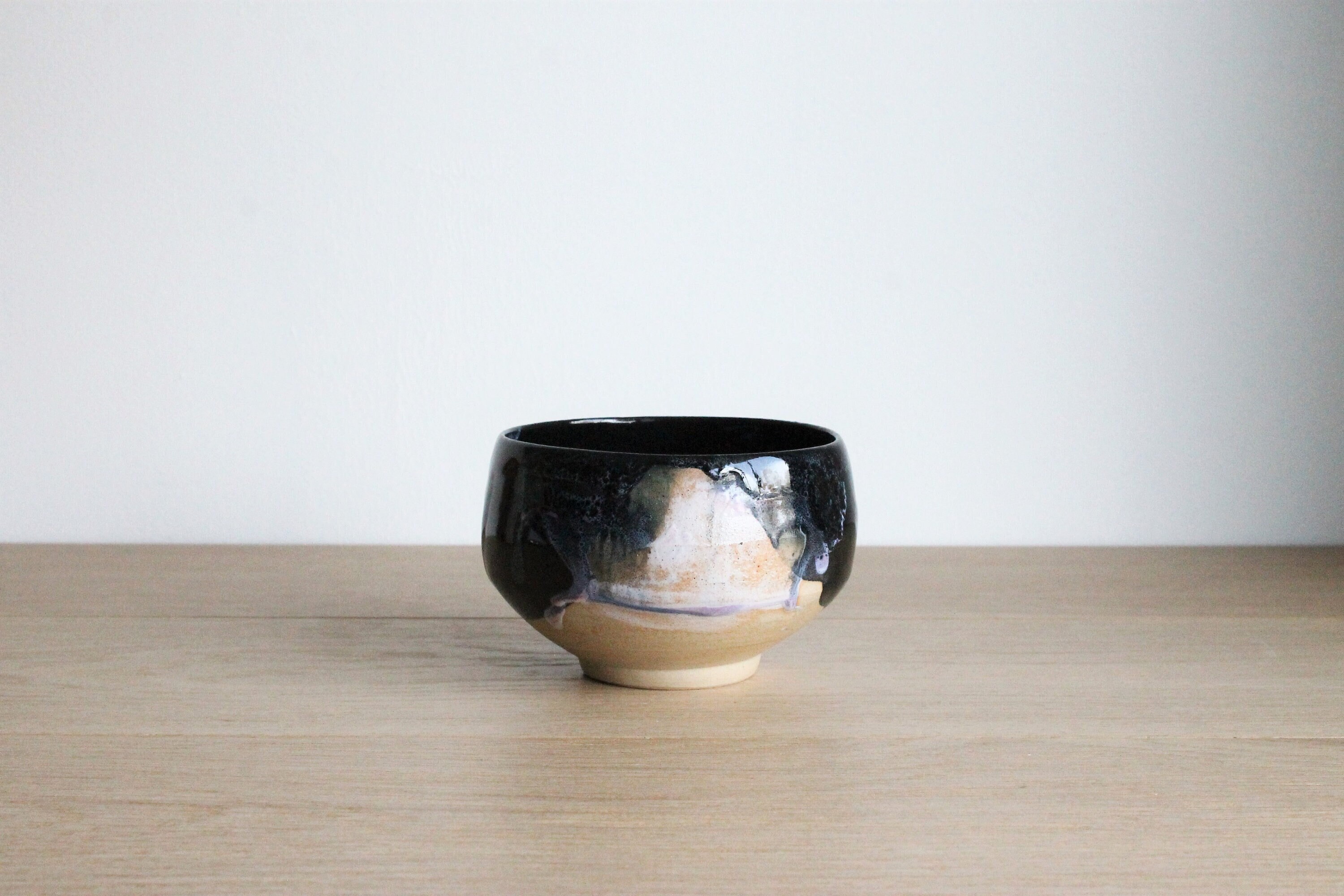 Bol de Matcha en Poterie Vintage Fait à La Main, ou Petit Bol Service, d'un Marché Aux Puces Françai