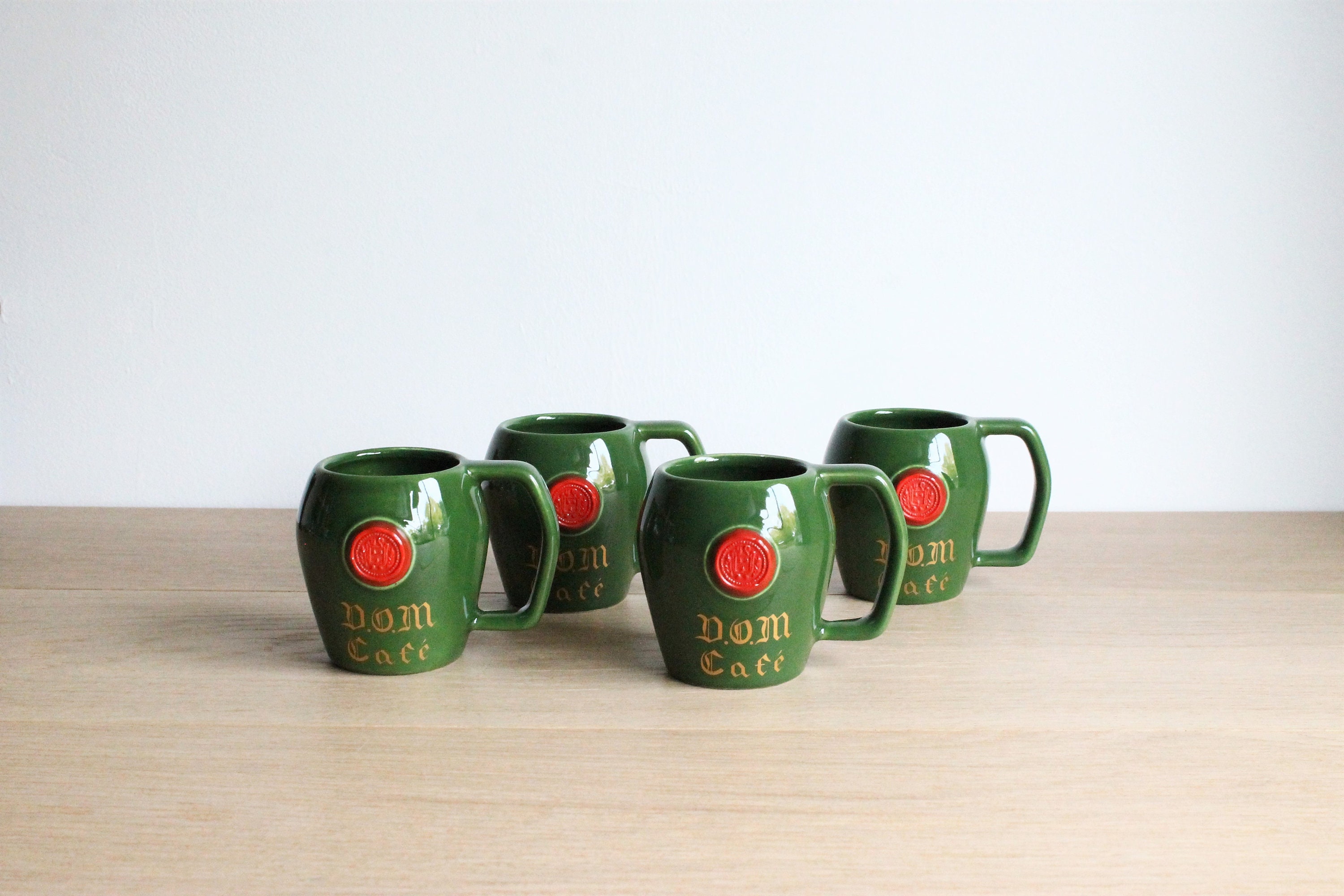 Français Tasses à Café Liqueur D.o.m. Bénédictine Millésimée - Set de 4