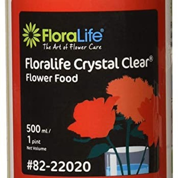 Floralife CRYSTAL CLEAR Flower Food 300 Líquido, 500 ml/1 pt