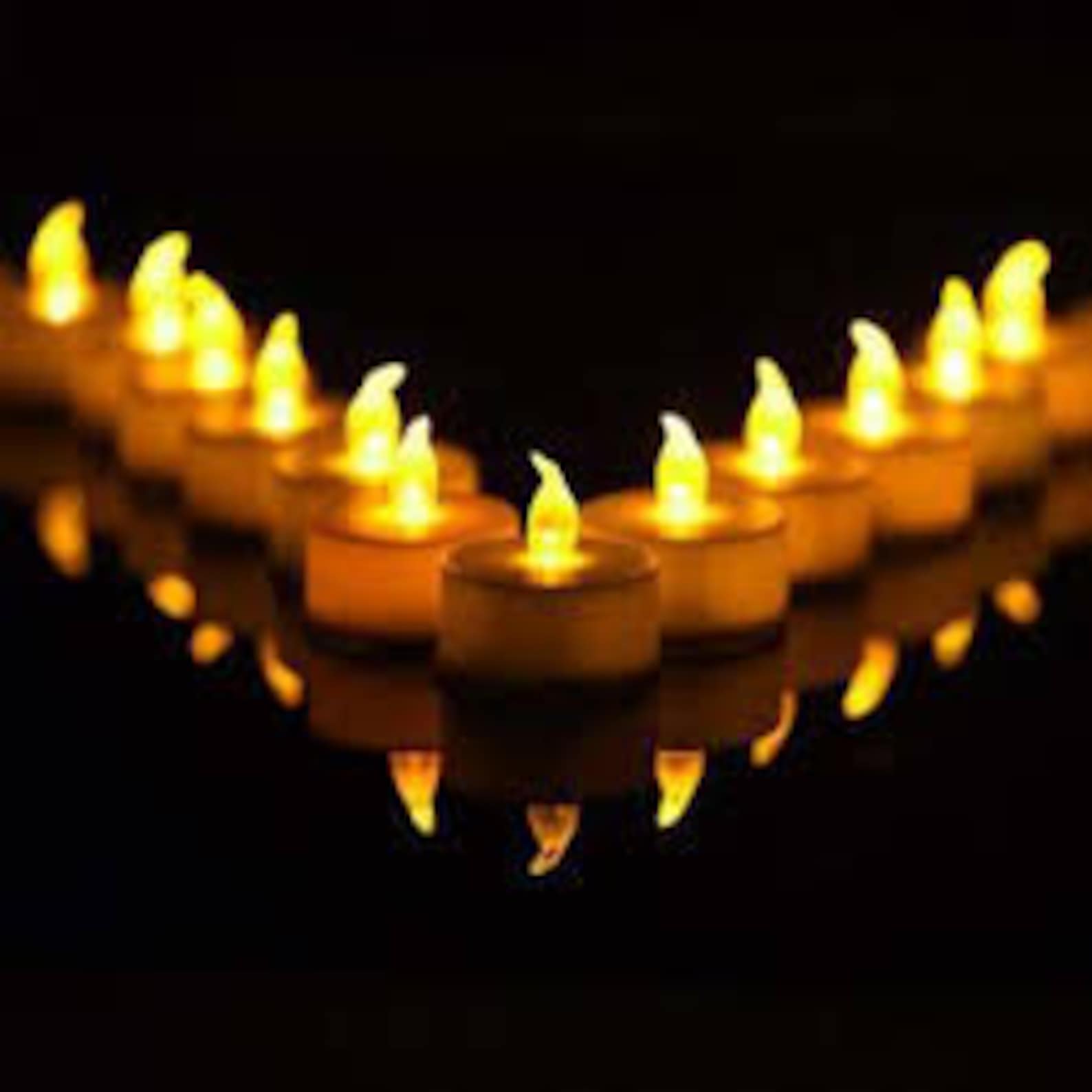 100pack Battery Tea Lights Bulk Flameless Flickering Tea Etsy