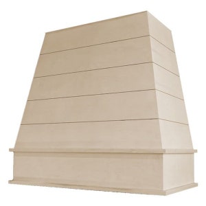 Tapered Shiplap Style Range Hood