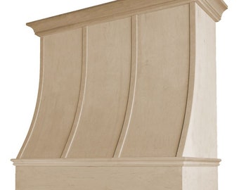 Sloped Style Range Hood with Strapping