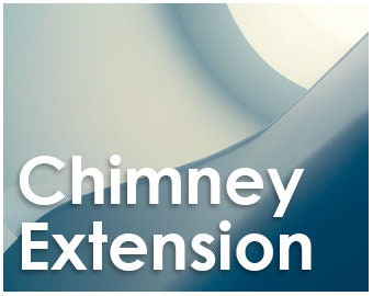 Add On - Chimney Extension, Come in 6", 12", 24", 36" and 48", Extension for Chimney, Handmade Kitchen Chimney Extension