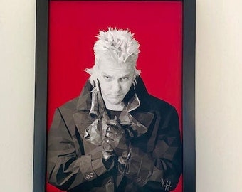 The Lost boys Print-David from The Lost Boys inspired low poly art print