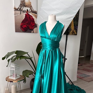 Vestidos color verde azulado store