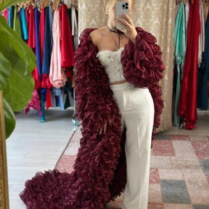 Chiffon Maxi Jackets - Etsy