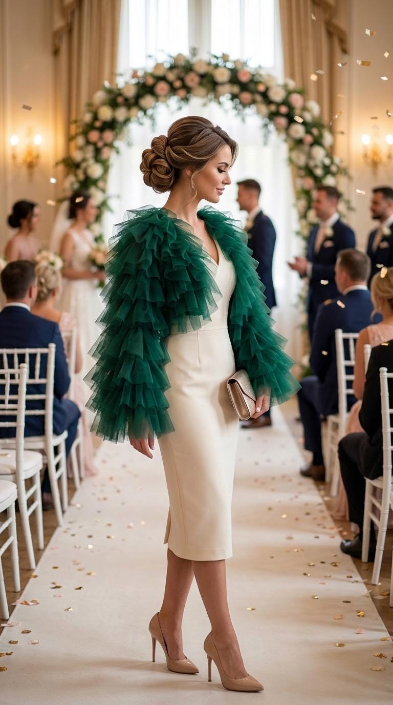 green emerald velvet dress Metallic Tinsel Knit Kaftan Dress