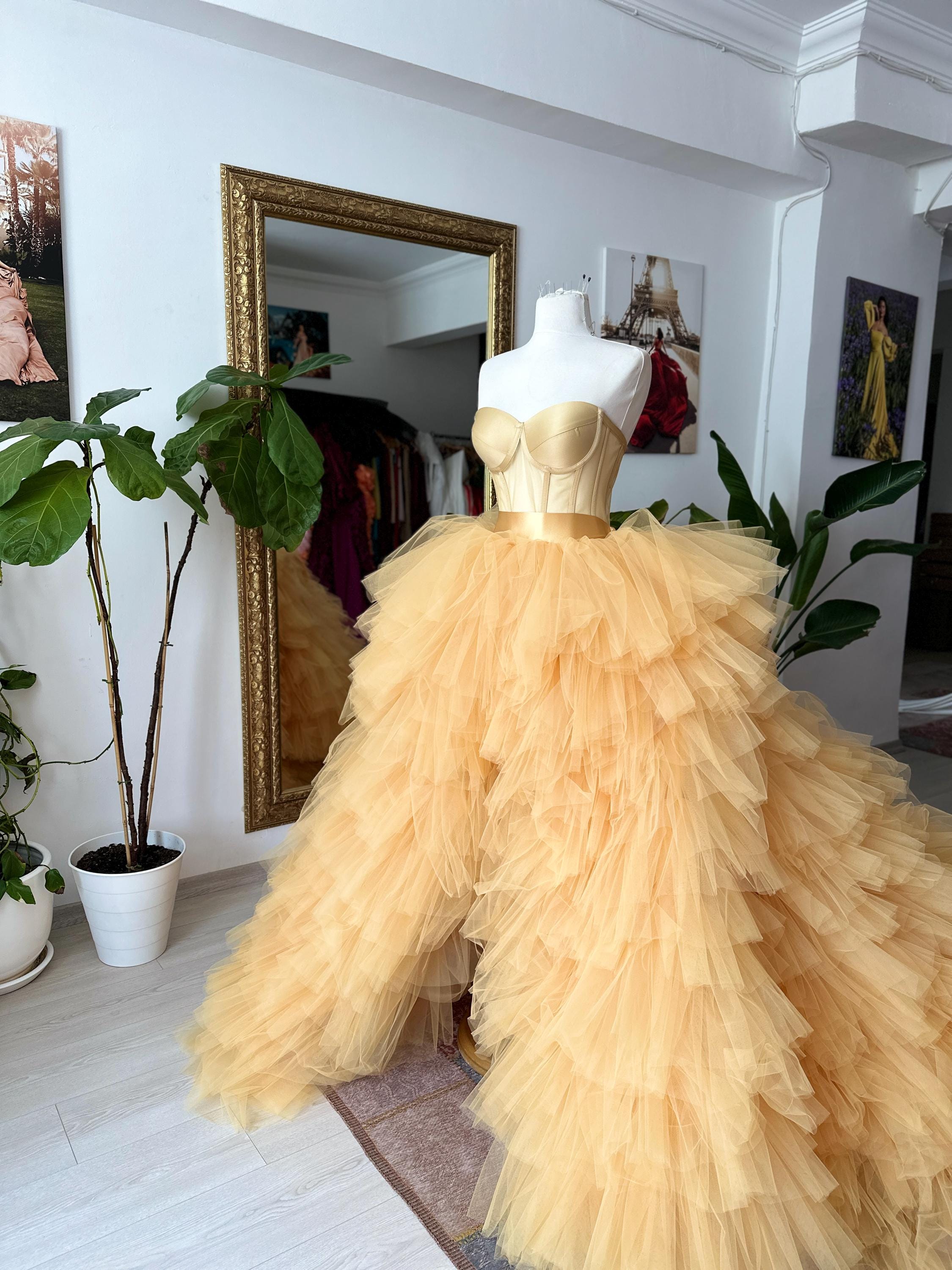 Tutu Naranja Tutu Falda De Mujer Falda De Tul Con Paneles De Color Falda De Tul Mujer