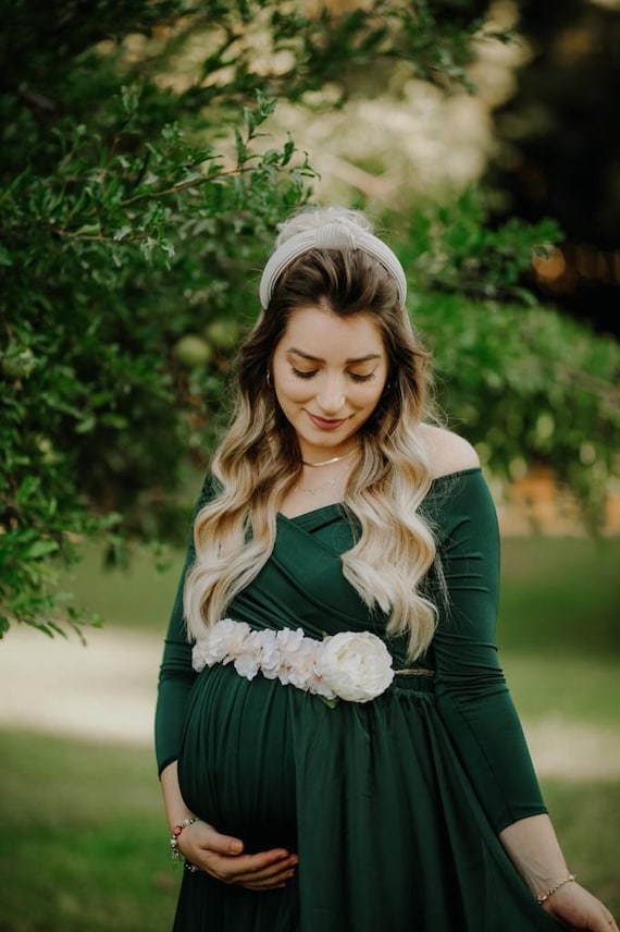 New look green maternity dress cheap