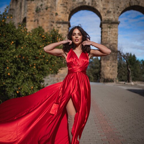 Diana Dress // Red Flying Dress With 