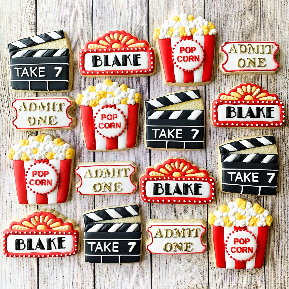 Movie Set Cookie Cutters/movie Theme Cookie Cutters Etsy