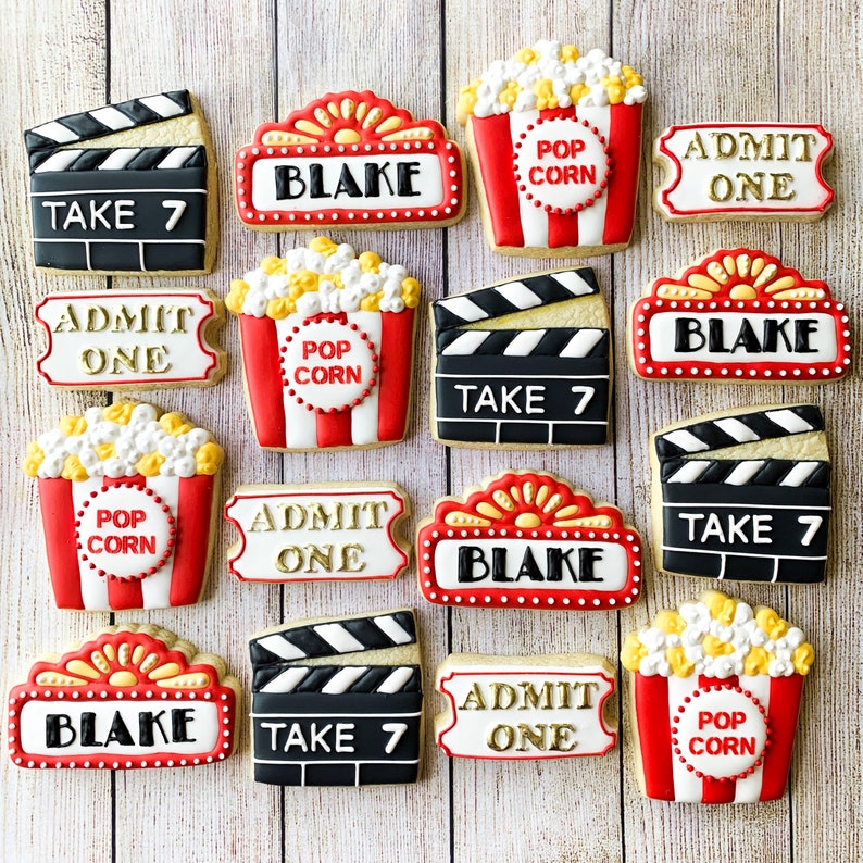 Movie Set Cookie Cutters/movie Theme Cookie Cutters Etsy