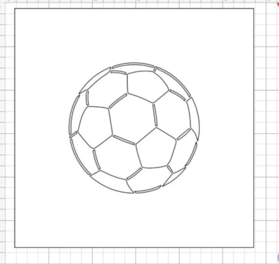 Soccer Ball Cookie Template Soccer Ball Cookie Template