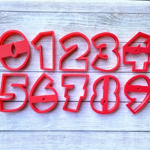 Number Set B Cookie Cutters