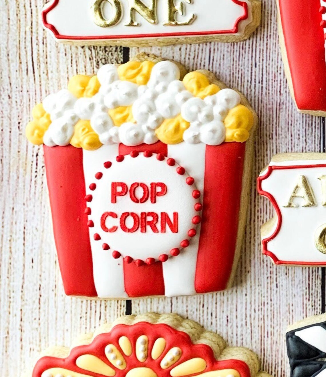 Popcorn Bucket Cookie Cutter/popcorn Cookie Etsy