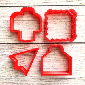 Valentine&#39;s Day Set of 4 Cookie Cutters