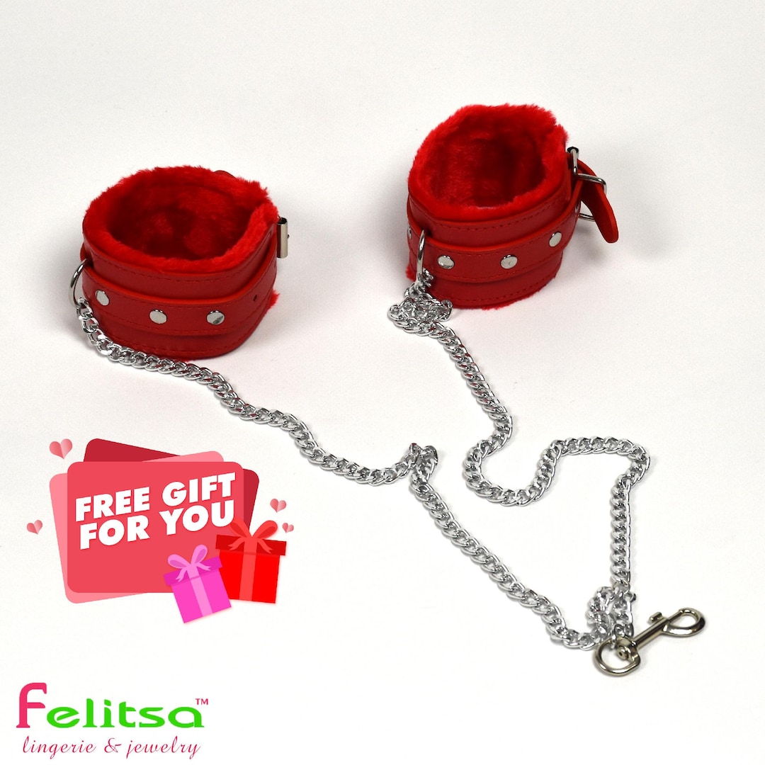 Drawstring Handcuffs Handcuffs With Chain and Carabiner - Etsy