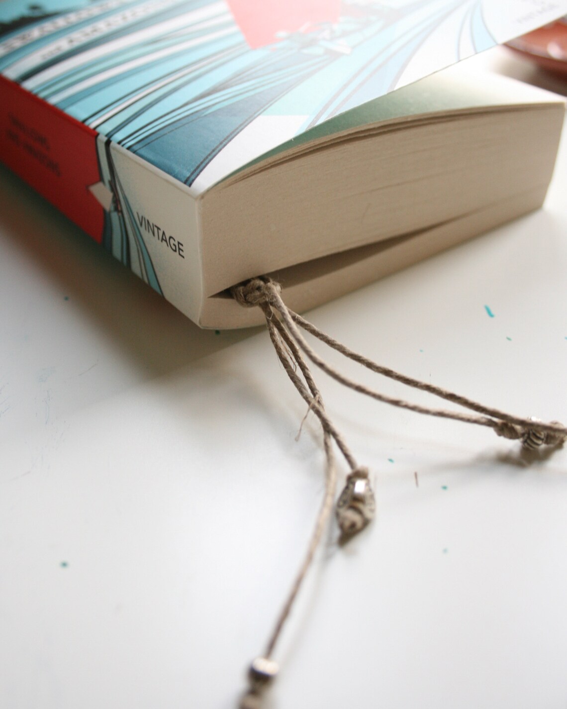 Macrame Bookmark / Square Knot Hemp Cord Bohemian Bookmark / Etsy UK