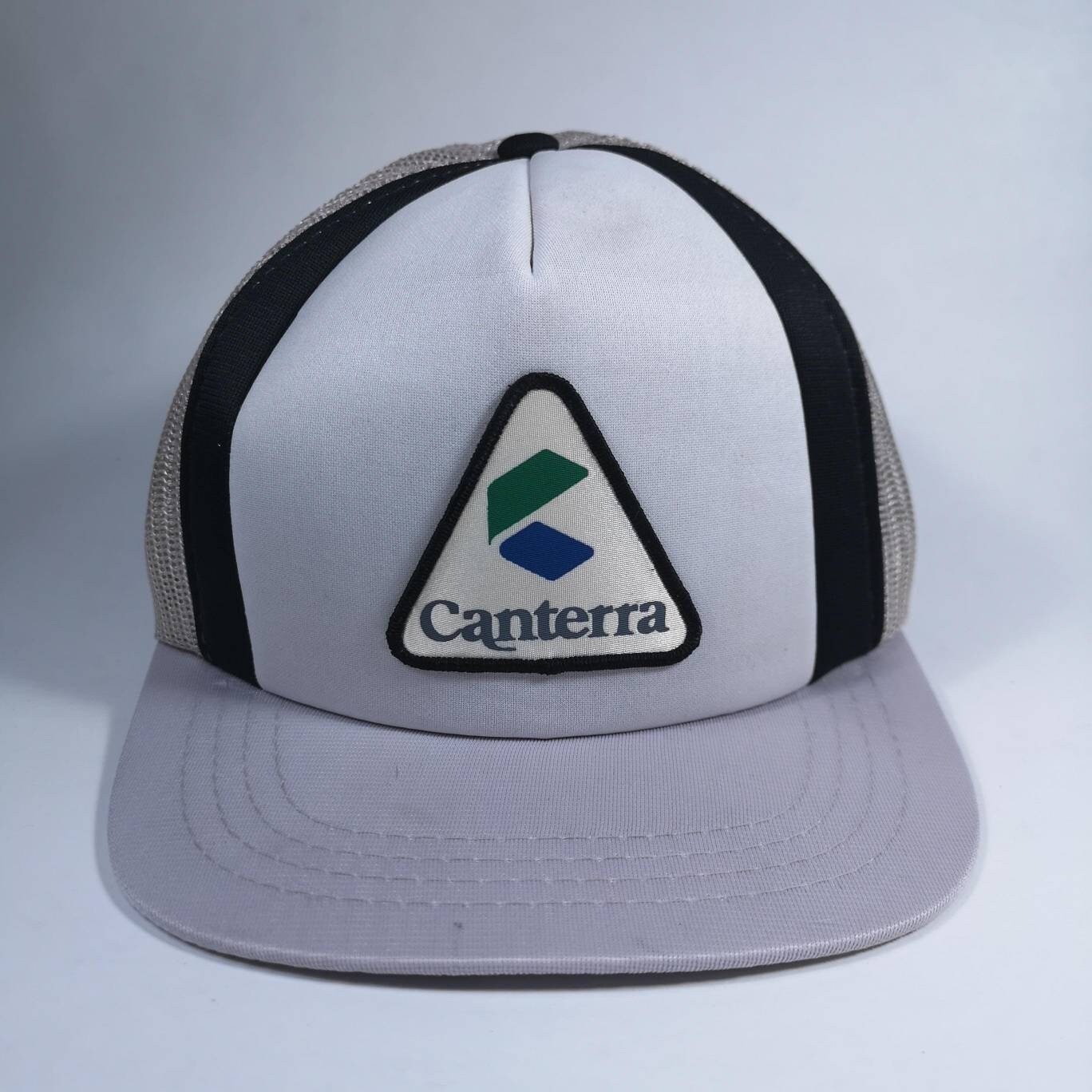 Canterra Grey Trucker Hat Cap Nylon 