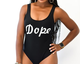 One-Piece Swimsuit. DOPE. Bride Swimsuit. Wedding Swimsuit. With Padding+ With No Padding. Vacation Swimsuit. Bachelorette Party