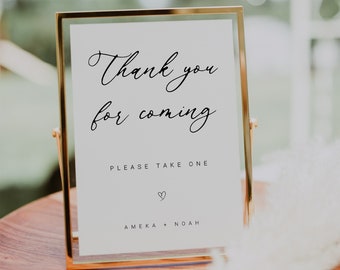 ご来場ありがとうございます おひとつお取りください サイン、ご来場