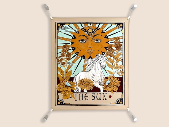 Tarot card tapestry the sun hotsell