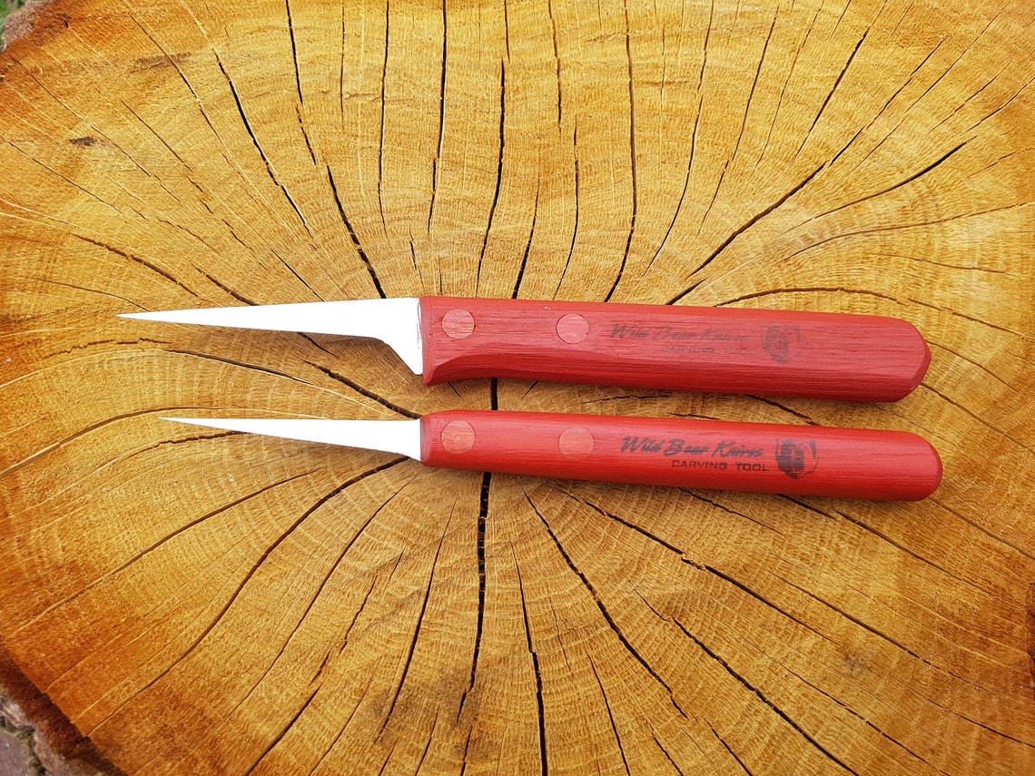 Set of Carving Knives for Beginers Thai Siamese Knife Etsy