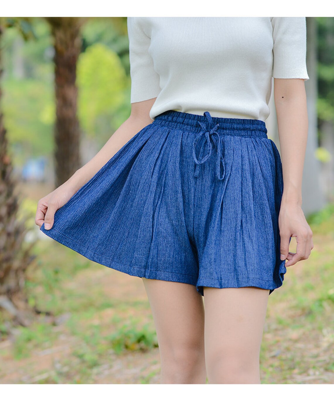 Womens Casual Pants Summer Beach Shorts Etsy