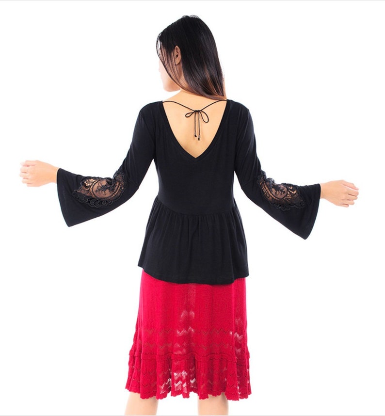 Lace Appliqué Blouse main image 0