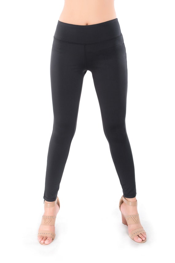 Buy Black Leggings Yoga Pants High Waist Thick Cotton Cloths