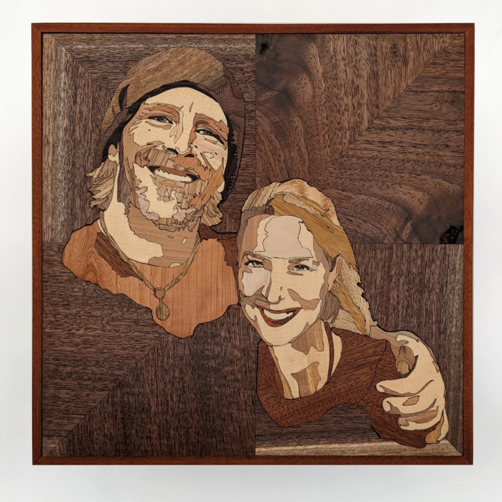 価格は安く Wood Portrait From Photo - Etsy コレクション
