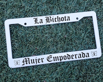 Karol G License Plate Frame | La Bichota | Manan Sera Bonito | Mamiii